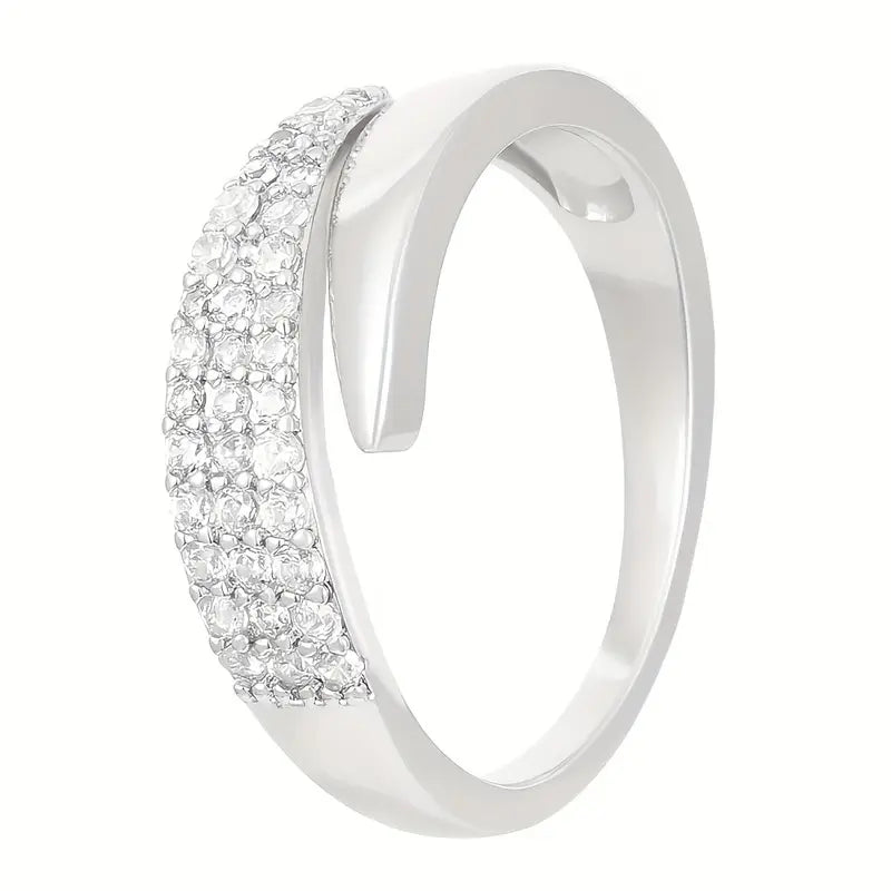 Elegant Adjustable Sparkle Ring