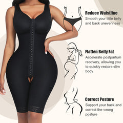 Plus Size Women's Full Body Shapewear with Abdominal Control